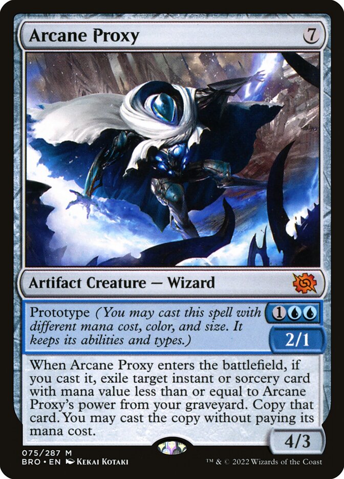 Arcane Proxy 75/287 (The Brothers' War)  | Good Games Morley