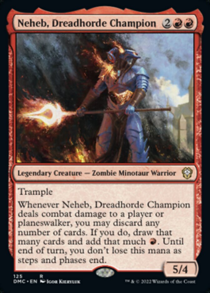 Neheb, Dreadhorde Champion [Dominaria United Commander] | Good Games Morley