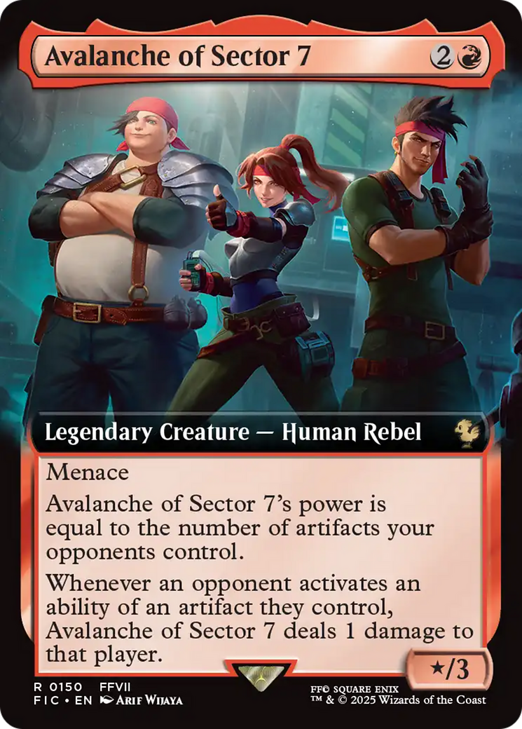 Avalanche of Sector 7 (Extended Art) [FINAL FANTASY Commander] | Good Games Morley