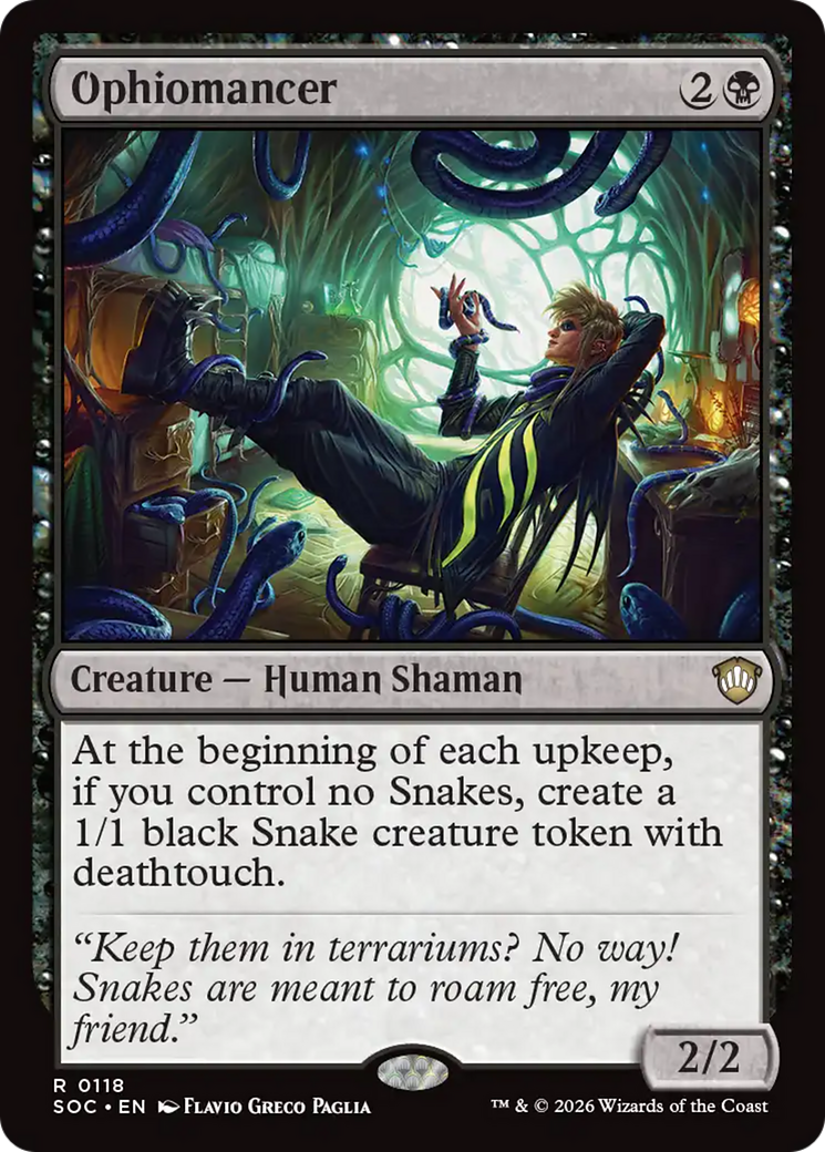 Ophiomancer [Secrets of Strixhaven Commander] | Good Games Morley