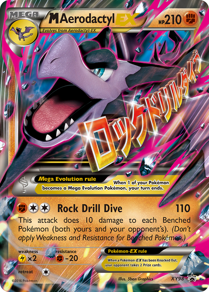 M Aerodactyl EX (XY98) [XY: Black Star Promos] | Good Games Morley