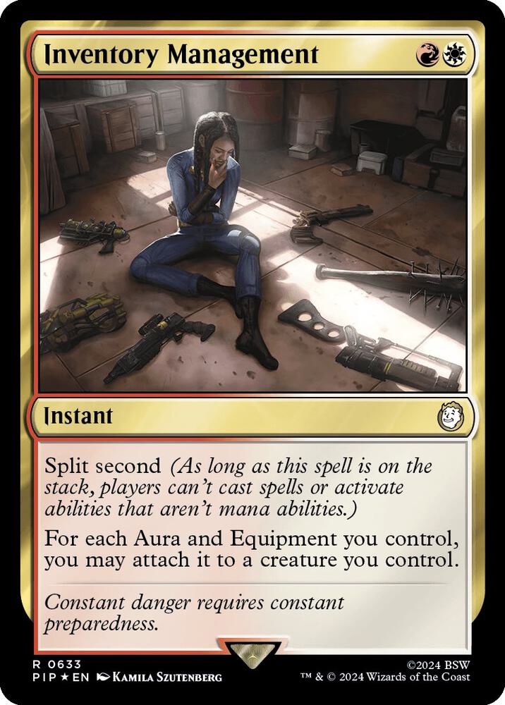 Inventory Management 633/326 (Universes Beyond: Fallout)  - Surge Foil | Good Games Morley