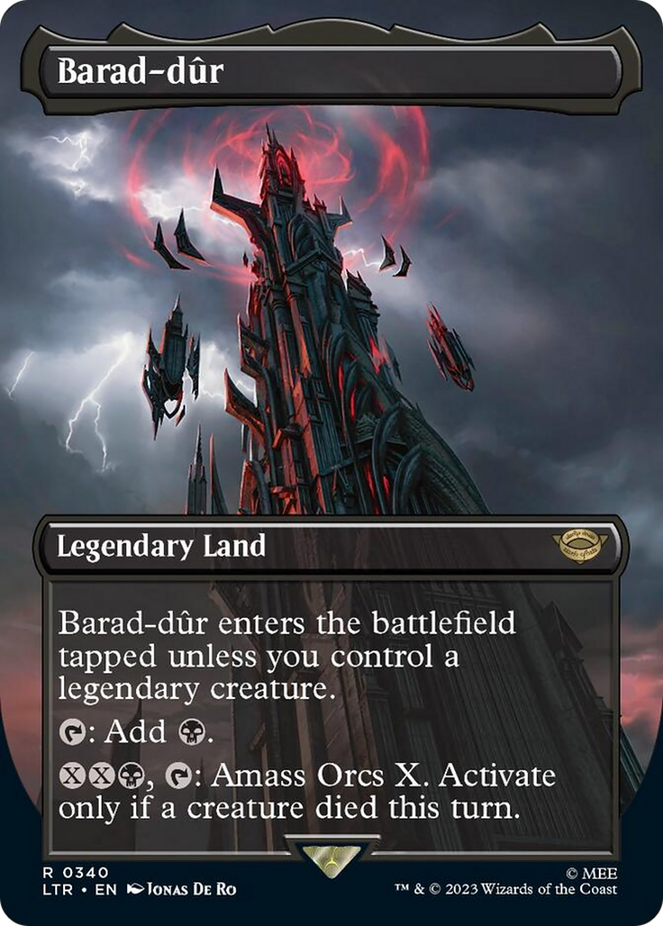 Barad-dur (Borderless Alternate Art) (340) [The Lord of the Rings: Tales of Middle-Earth] | Good Games Morley
