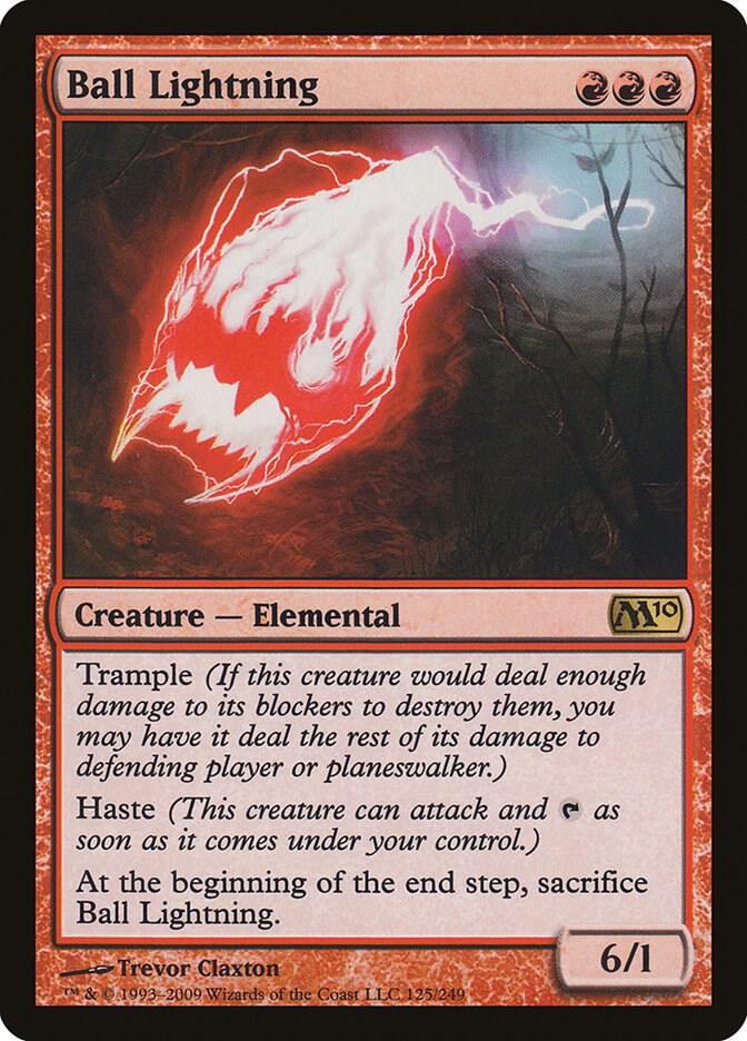 Ball Lightning 125/249 (Magic 2010 (M10))  - Foil | Good Games Morley