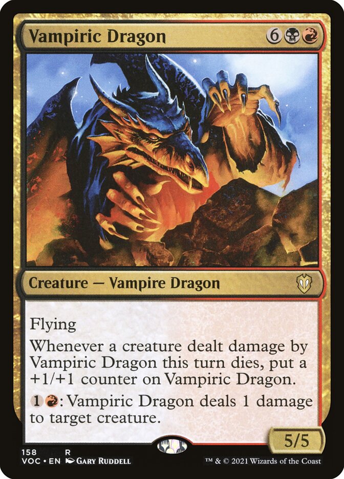 Vampiric Dragon 158/38 (Commander: Innistrad: Crimson Vow)  | Good Games Morley