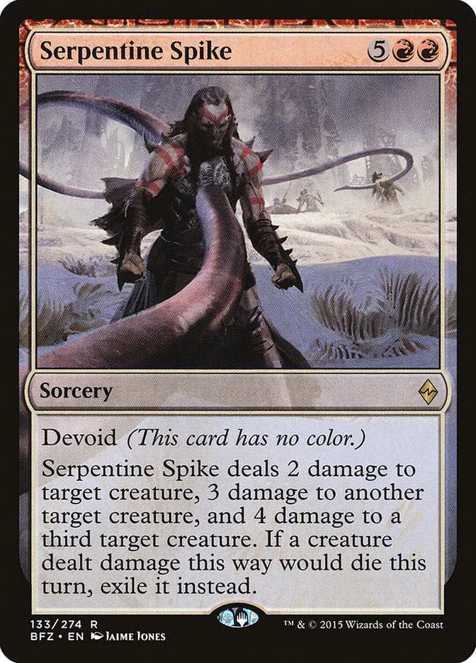 Serpentine Spike 133/274 (Battle for Zendikar)  | Good Games Morley