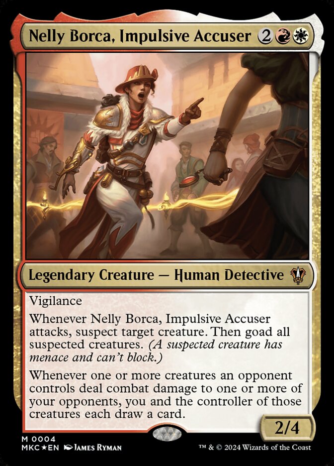 Nelly Borca, Impulsive Accuser 4 (Commander: Murders at Karlov Manor)  - Foil | Good Games Morley