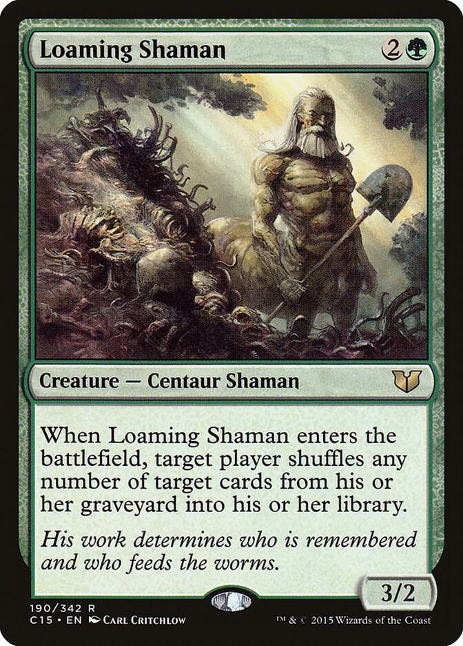 Loaming Shaman 190/342 (Commander 2015)  | Good Games Morley