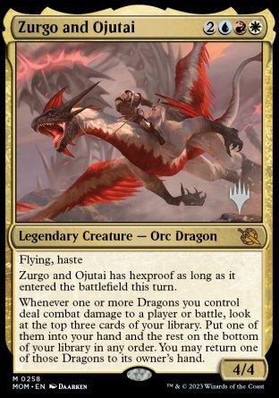 Zurgo and Ojutai (Promo Pack) [March of the Machine Promos] | Good Games Morley