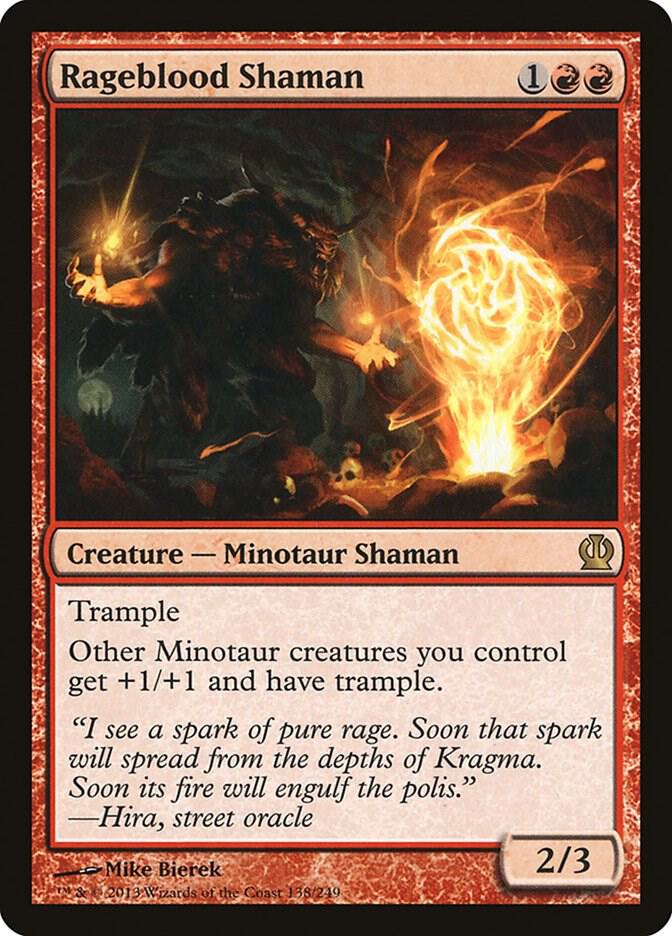 Rageblood Shaman 138 (Theros)  | Good Games Morley