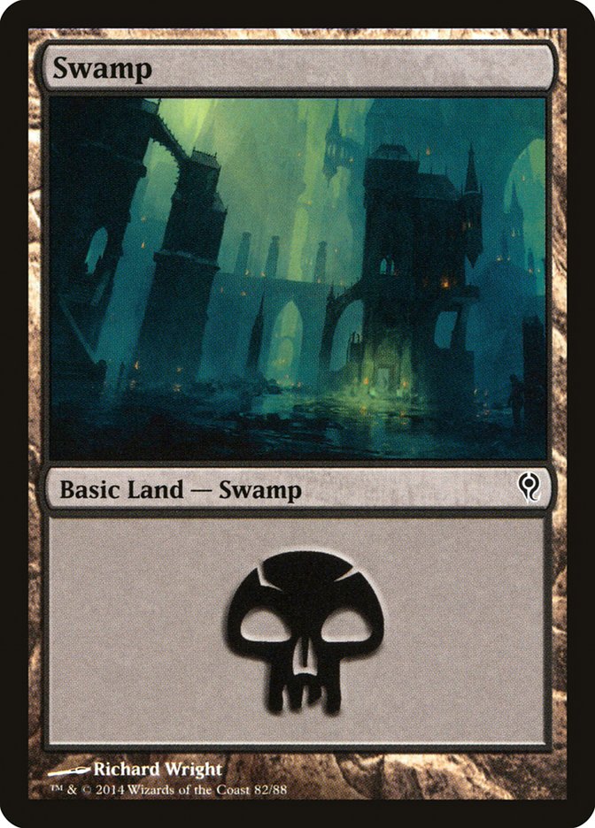 Swamp (82) [Duel Decks: Jace vs. Vraska] | Good Games Morley