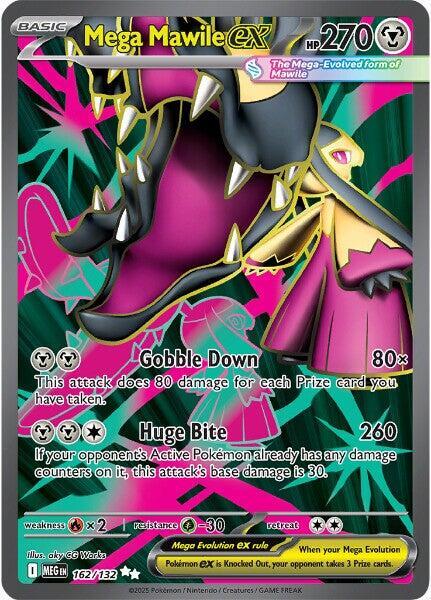Mega Mawile ex 162/132 (ME01: Mega Evolution)  - Holofoil | Good Games Morley