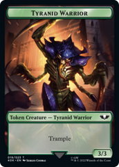Tyranid (17) // Tyranid Warrior Double-Sided Token [Warhammer 40,000 Tokens] | Good Games Morley