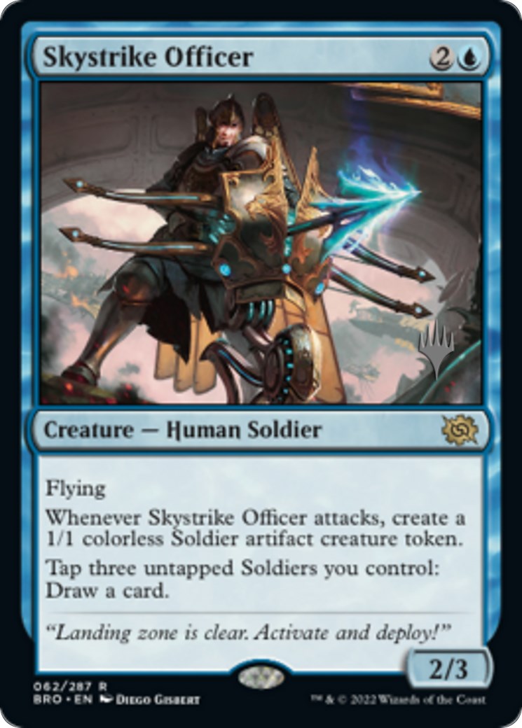 Skystrike Officer (Promo Pack) [The Brothers' War Promos] | Good Games Morley