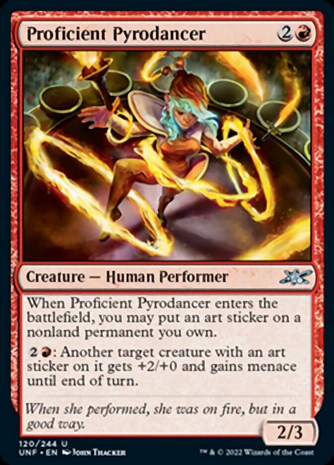 Proficient Pyrodancer [Unfinity] | Good Games Morley