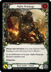 Alpha Rampage [U-WTR006] (Welcome to Rathe Unlimited)  Unlimited Rainbow Foil | Good Games Morley