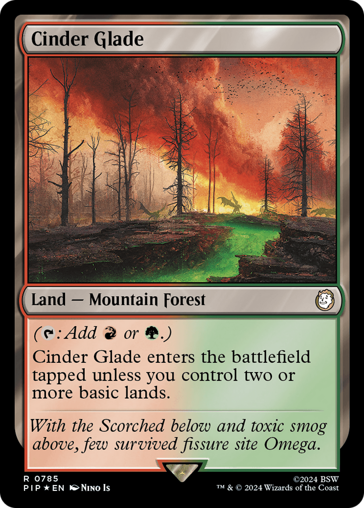 Cinder Glade (Surge Foil) [Fallout] | Good Games Morley
