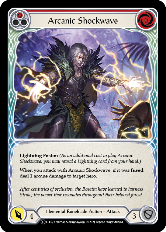 Arcanic Shockwave (Red) [U-ELE073] (Tales of Aria Unlimited)  Unlimited Normal | Good Games Morley
