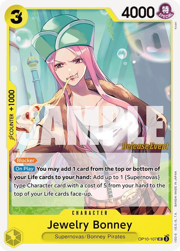 Jewelry Bonney OP10-107 (Royal Blood Release Event Cards)  | Good Games Morley
