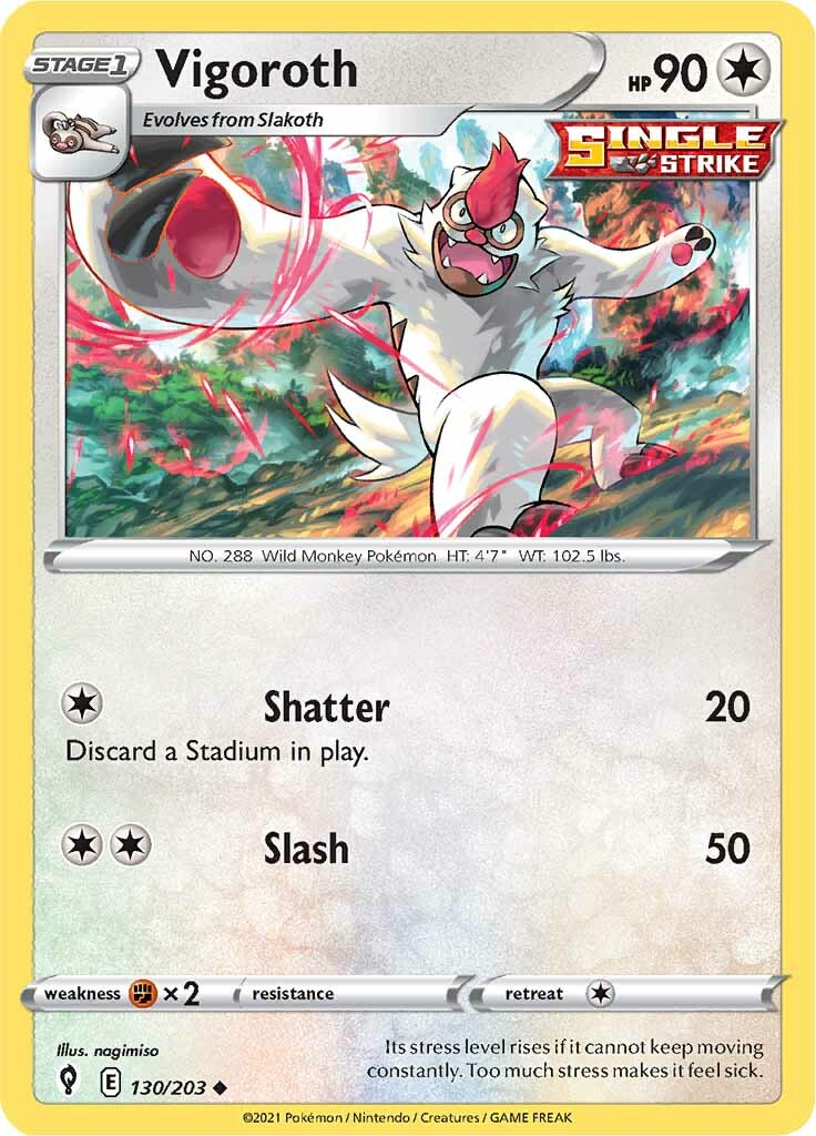 Vigoroth (130/203) [Sword & Shield: Evolving Skies] | Good Games Morley