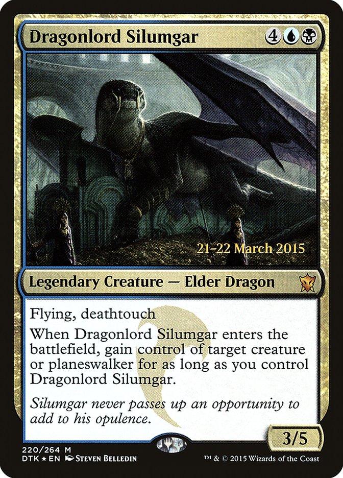 Dragonlord Silumgar [Dragons of Tarkir Prerelease Promos] | Good Games Morley