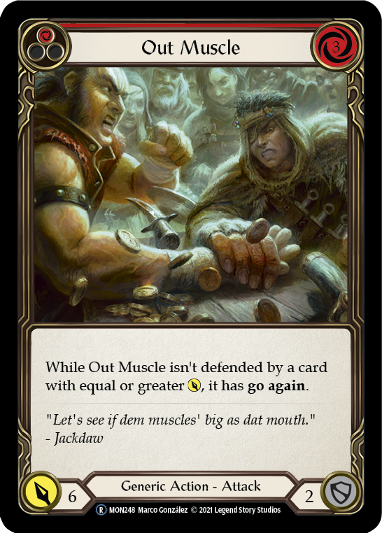 Out Muscle (Red) [U-MON248] (Monarch Unlimited)  Unlimited Normal | Good Games Morley