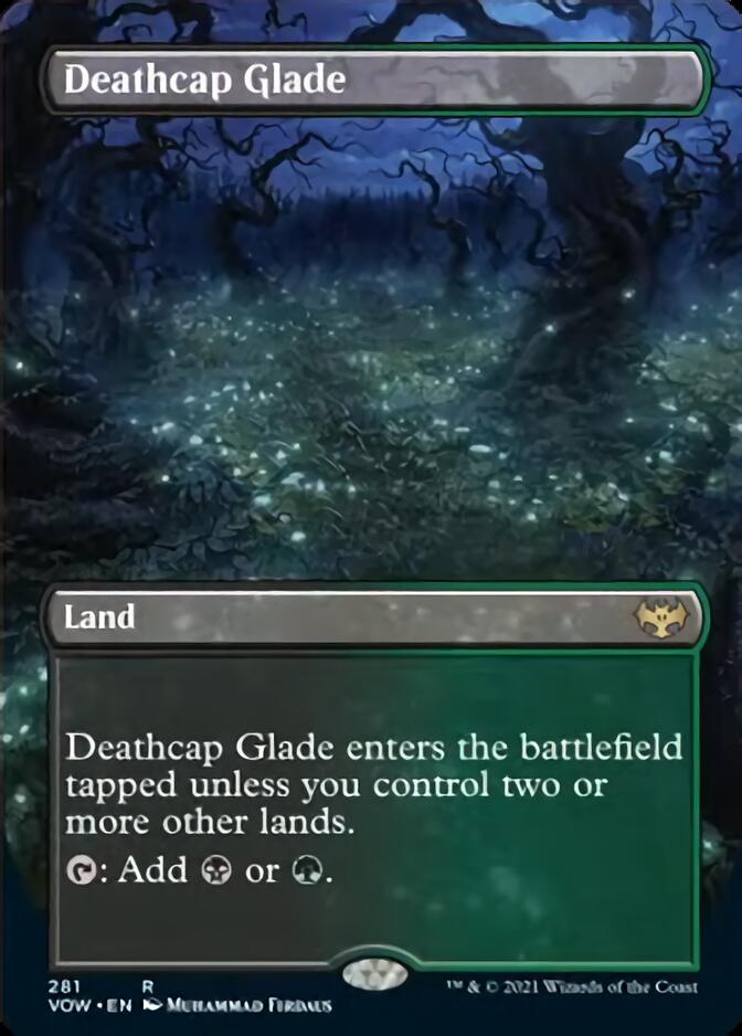 Deathcap Glade (Borderless Alternate Art) [Innistrad: Crimson Vow] | Good Games Morley