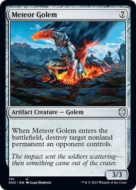 Meteor Golem 101/1 (Commander: Kaldheim)  | Good Games Morley