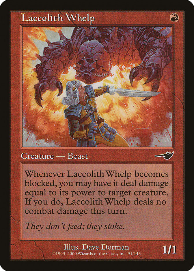 Laccolith Whelp 91/143 (Nemesis)  - Foil | Good Games Morley
