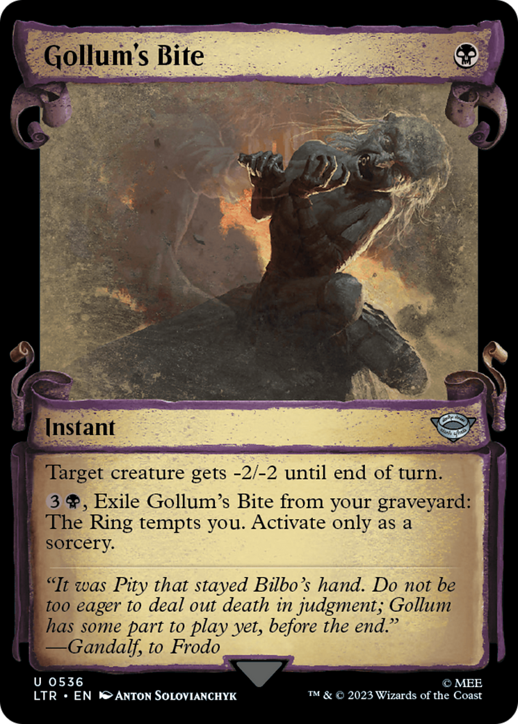 Gollum's Bite [The Lord of the Rings: Tales of Middle-Earth Showcase Scrolls] | Good Games Morley