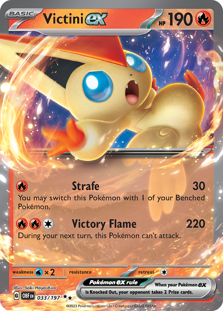 Victini ex (033/197) [Scarlet & Violet: Obsidian Flames] | Good Games Morley