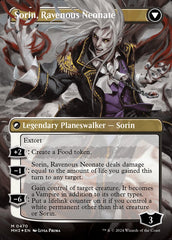 Sorin of House Markov // Sorin, Ravenous Neonate (Borderless) (Textured Foil) [Modern Horizons 3] | Good Games Morley