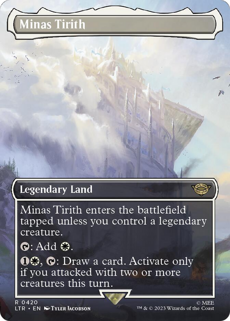 Minas Tirith (Borderless Alternate Art) (420) [The Lord of the Rings: Tales of Middle-Earth] | Good Games Morley