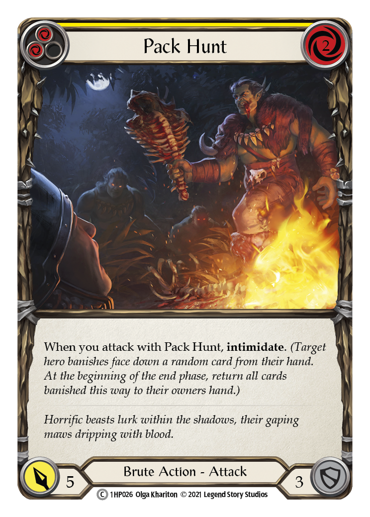 Pack Hunt (Yellow) [1HP026] (History Pack 1) | Good Games Morley