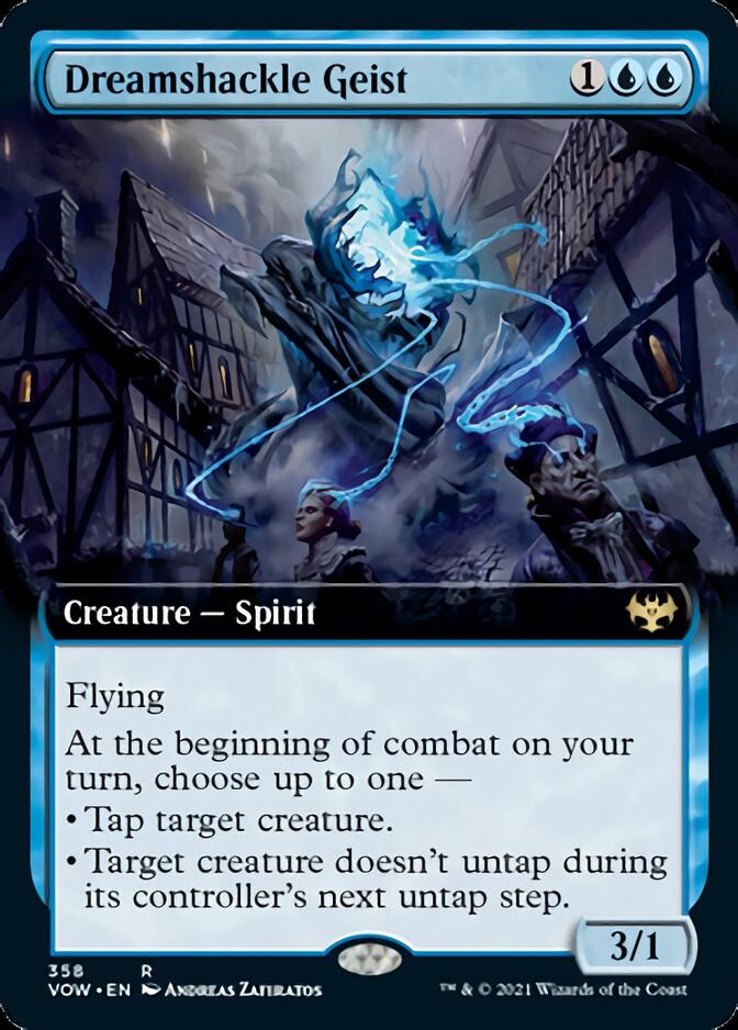 Dreamshackle Geist (Extended Art) [Innistrad: Crimson Vow] | Good Games Morley