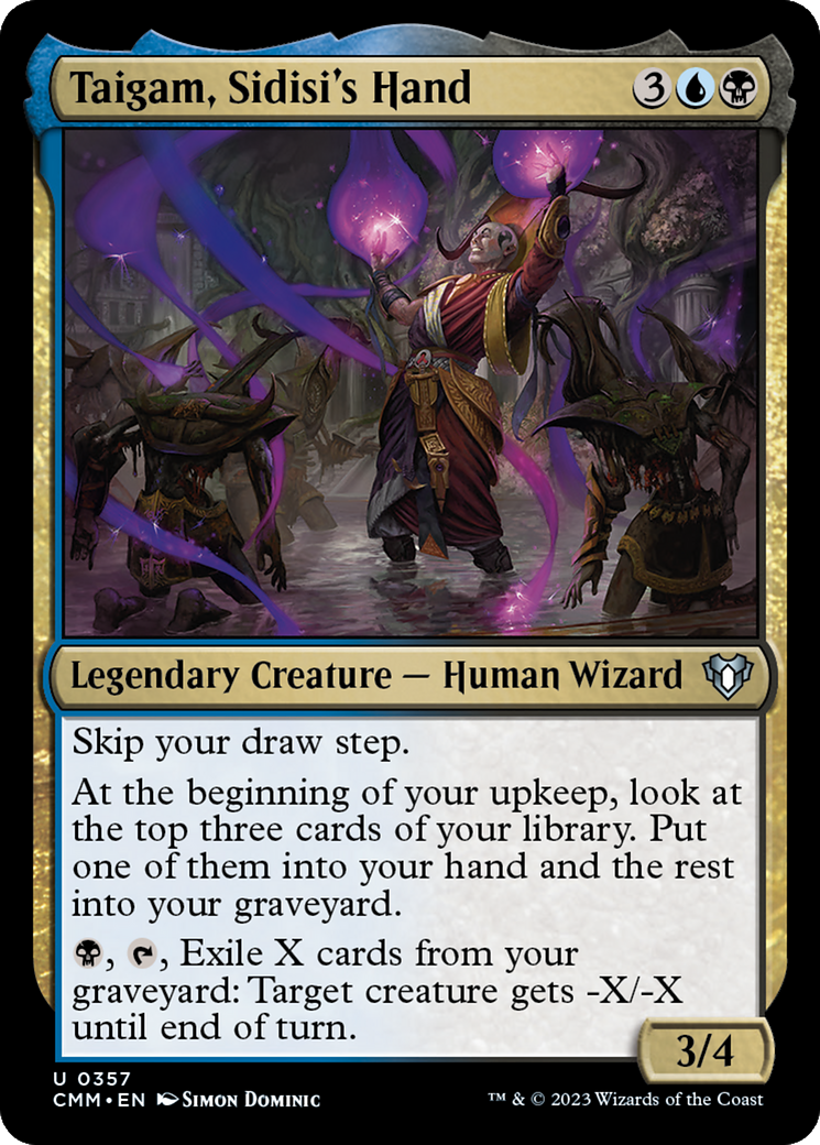 Taigam, Sidisi's Hand [Commander Masters] | Good Games Morley