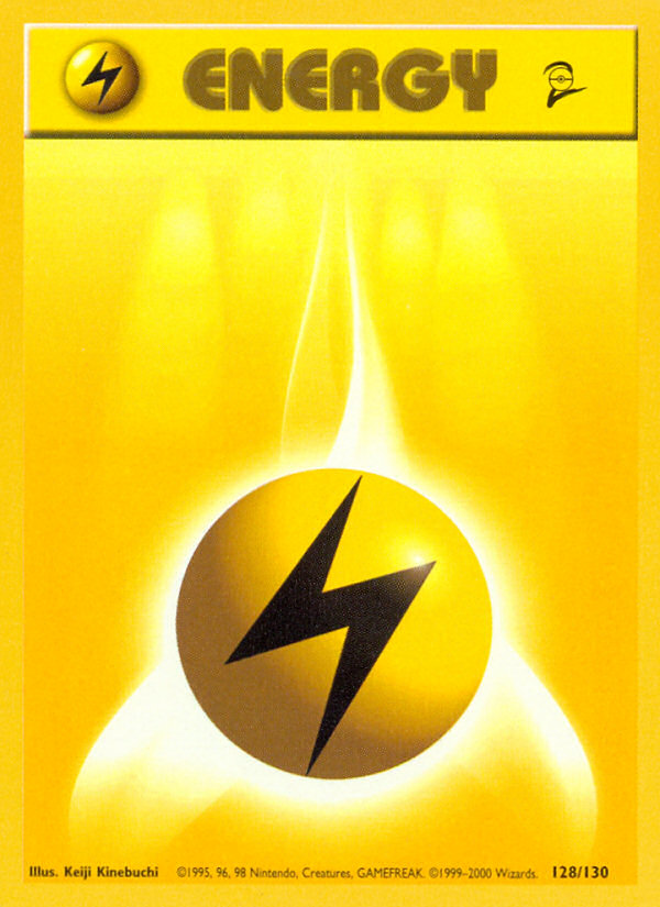 Lightning Energy (128/130) [Base Set 2] | Good Games Morley