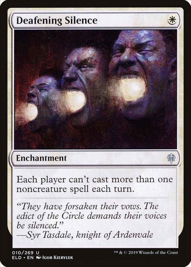 Deafening Silence 10 (Throne of Eldraine)  - Foil | Good Games Morley