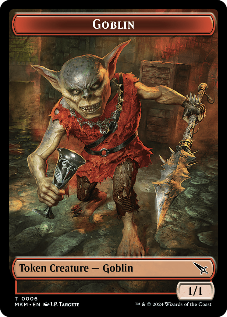 Detective // Goblin Double-Sided Token [Murders at Karlov Manor Tokens] | Good Games Morley