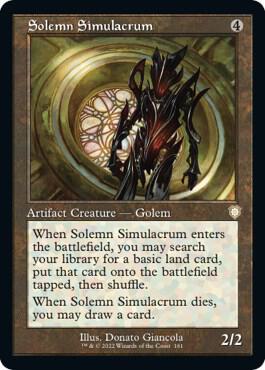Solemn Simulacrum Retro Frame 161 (Commander: The Brothers' War)  | Good Games Morley