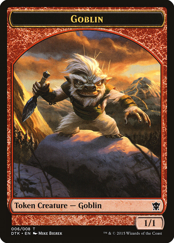 Goblin Token [Dragons of Tarkir Tokens] | Good Games Morley