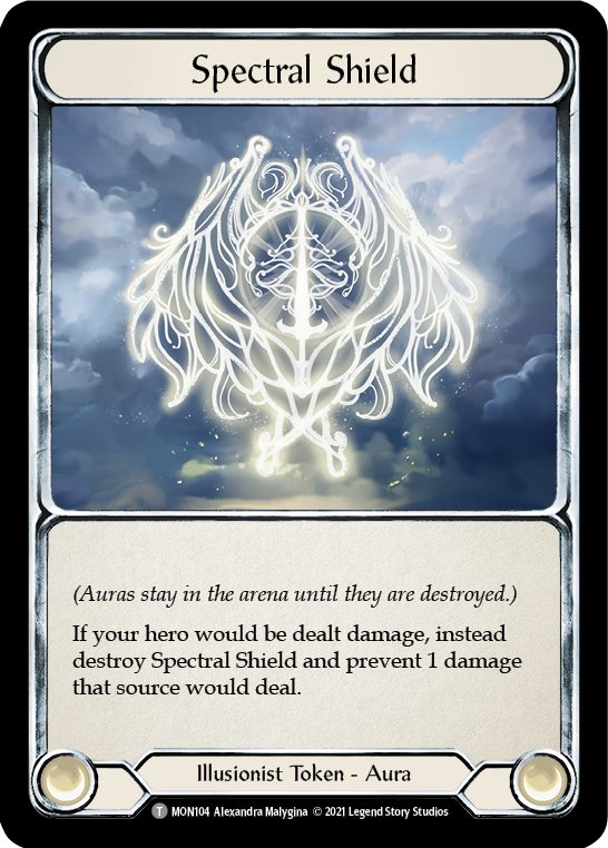 Spectral Shield //Hatchet of Mind [MON104 // MON106] (Monarch)  1st Edition Normal | Good Games Morley