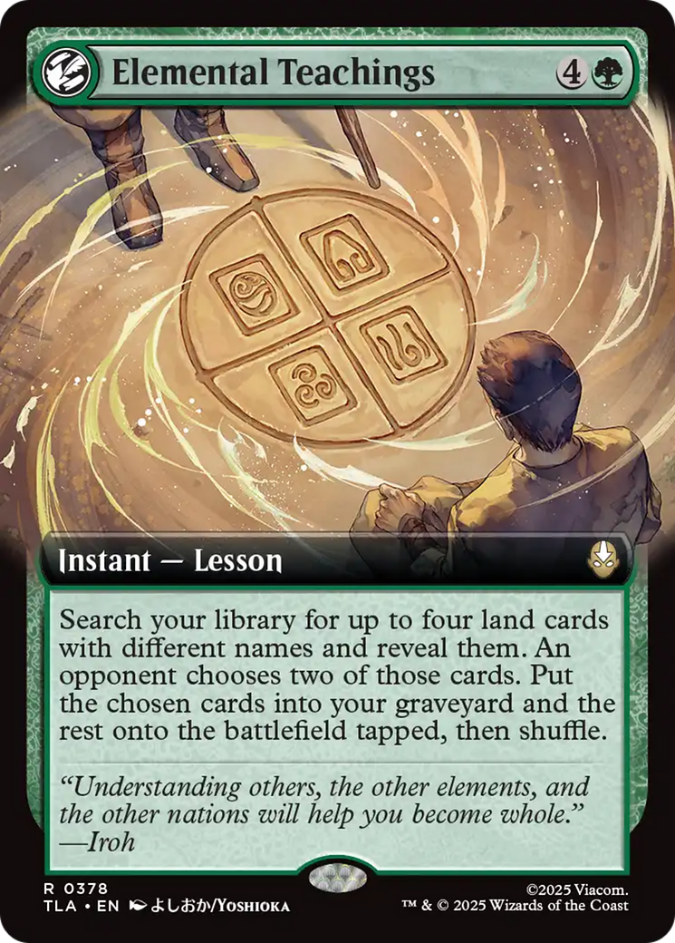 Elemental Teachings (Extended Art) [Avatar: The Last Airbender] | Good Games Morley