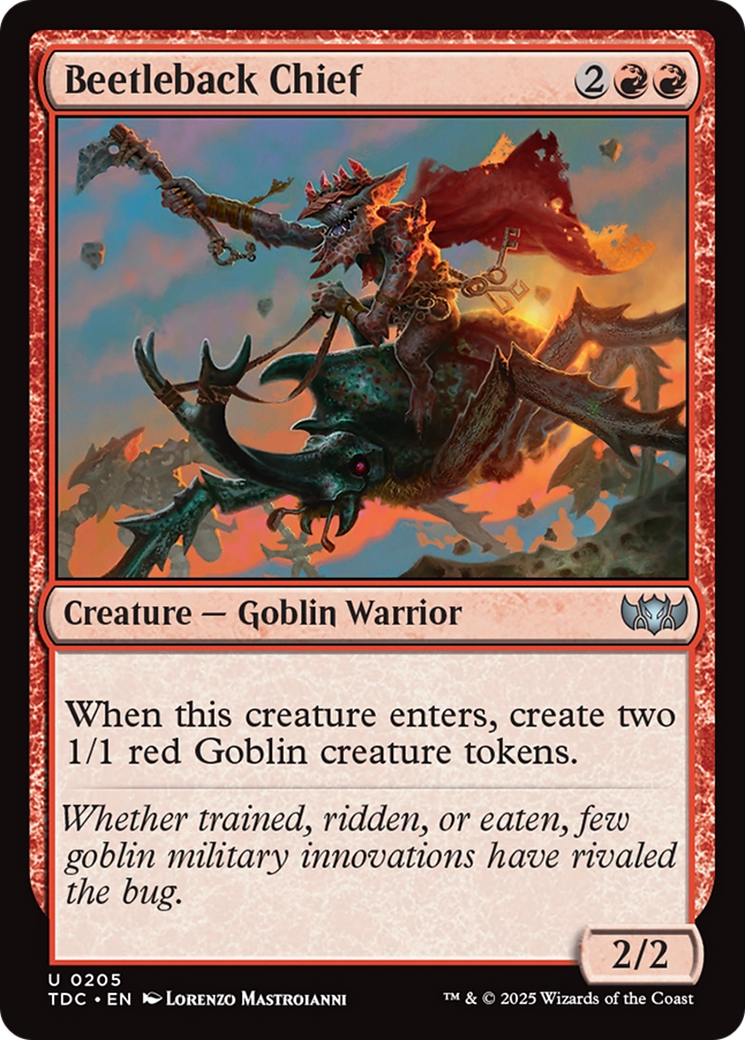 Beetleback Chief [Tarkir: Dragonstorm Commander] | Good Games Morley