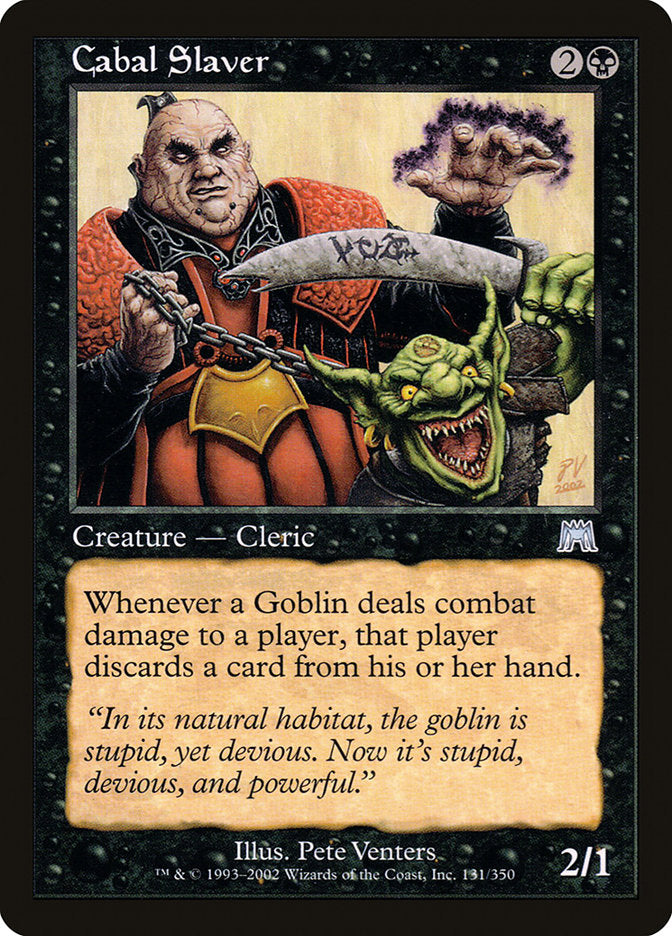 Cabal Slaver 131/350 (Onslaught)  | Good Games Morley