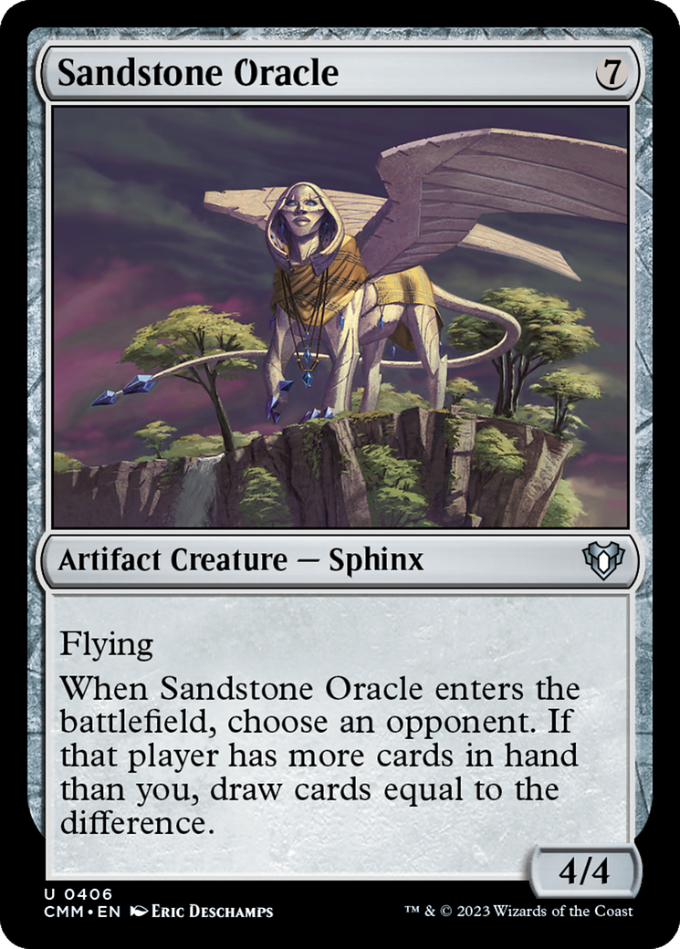 Sandstone Oracle [Commander Masters] | Good Games Morley