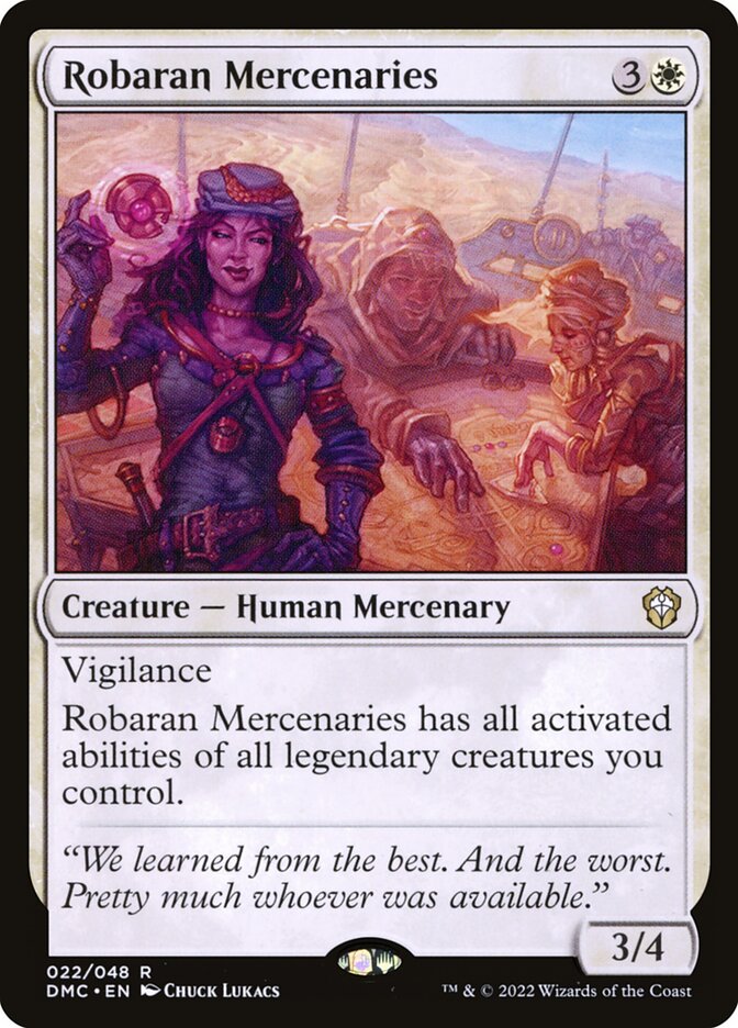 Robaran Mercenaries 22/50 (Commander: Dominaria United)  | Good Games Morley