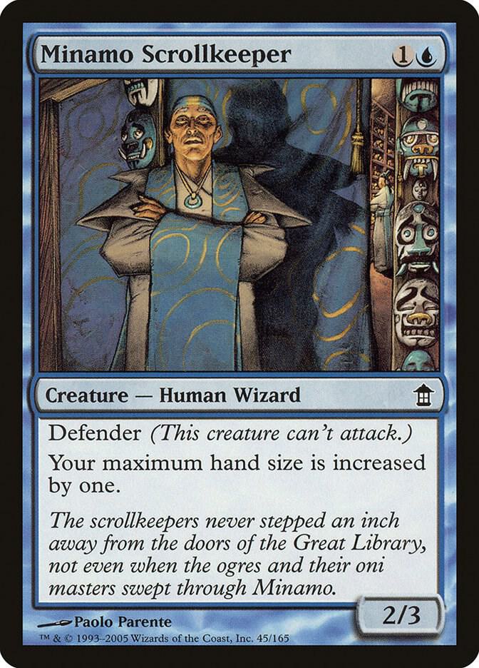 Minamo Scrollkeeper 45/165 (Saviors of Kamigawa)  - Foil | Good Games Morley
