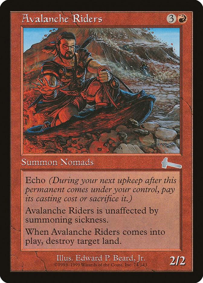 Avalanche Riders 74 (Urza's Legacy)  - Foil | Good Games Morley