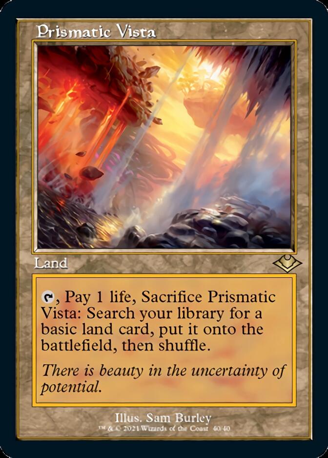 Prismatic Vista (Retro Foil Etched) [Modern Horizons] | Good Games Morley